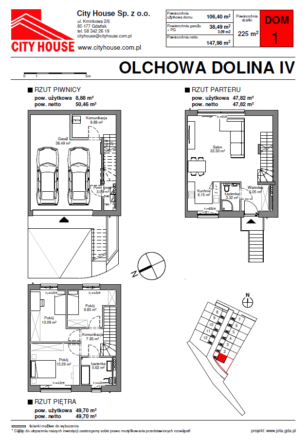 Olchowa Dolina IV, dom nr 1